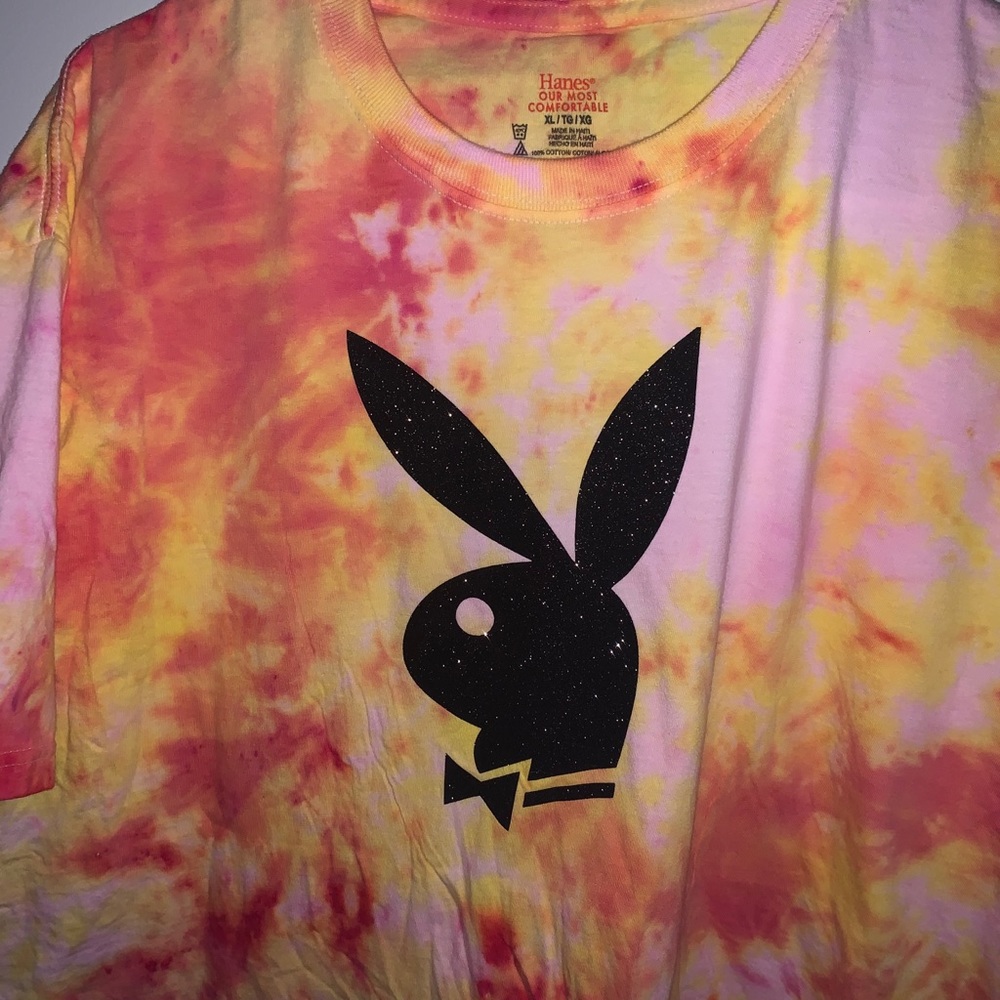 PLAYBOY CUSTOM TYE DYE TEE